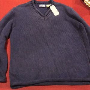 Boys Navy Knit Sweater